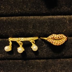 NEW Kate Spade HIT THE TOWN Stacking Rings size 7